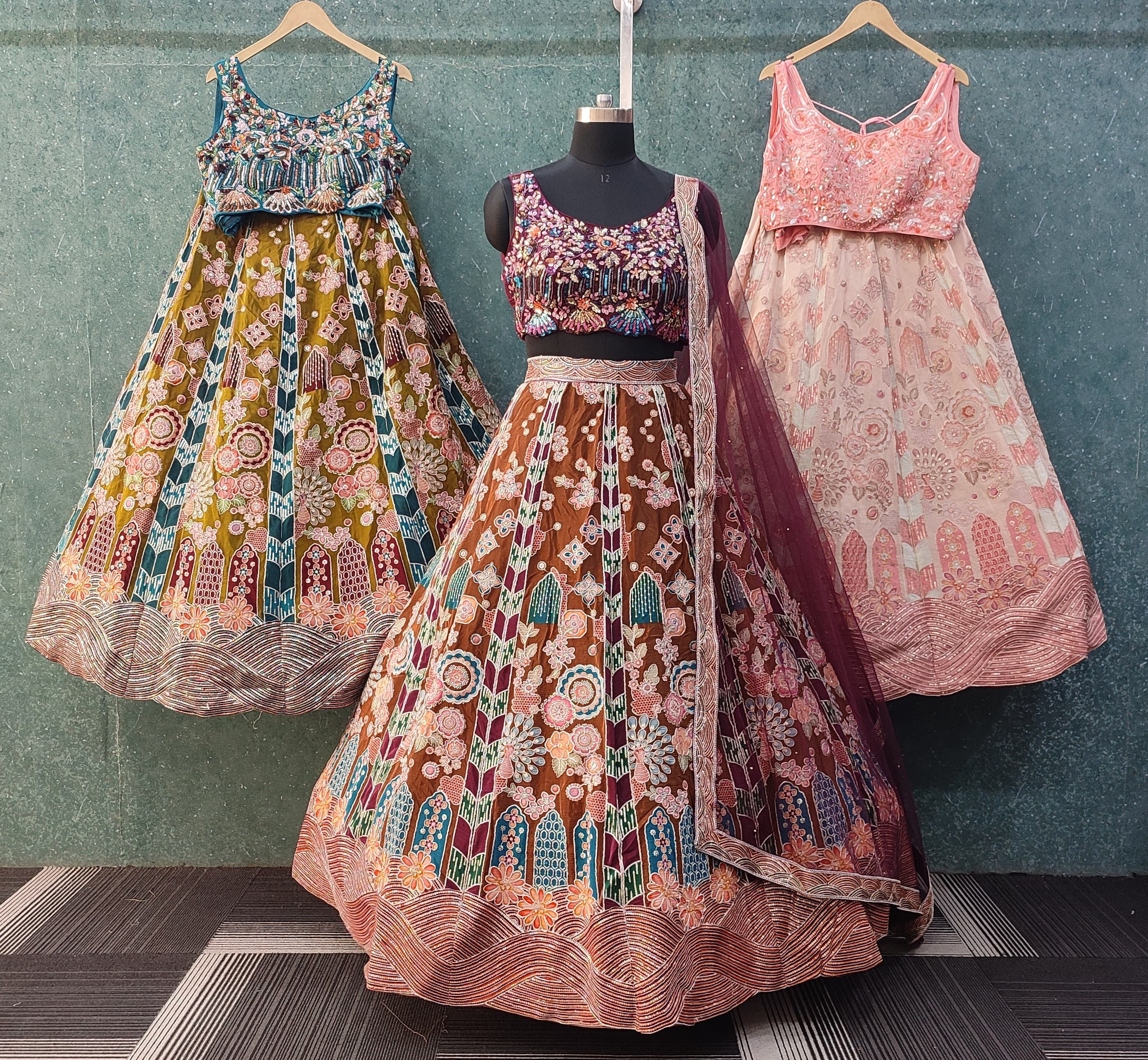 Kali Lehengas under 12000